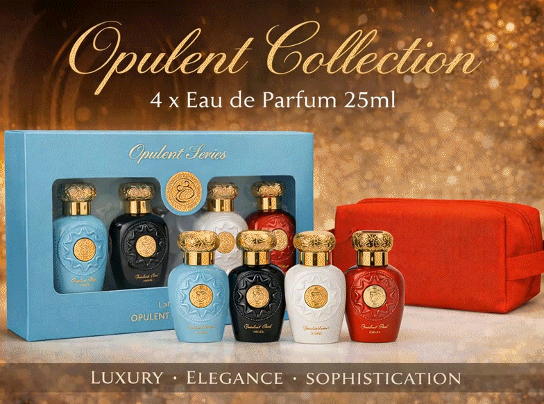Lattafa Opulent Collection set parfumuri arăbești unisex Opulent Dubai Opulent Oud Opulent Musk Opulent Red