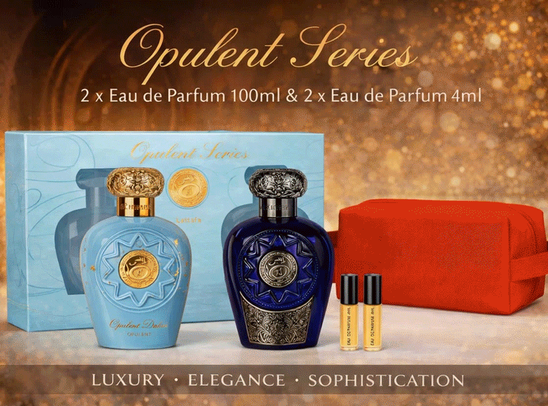 Set Parfumuri Lattafa Opulent Dubai & Opulent Blue Elixir 100 ml – Unisex