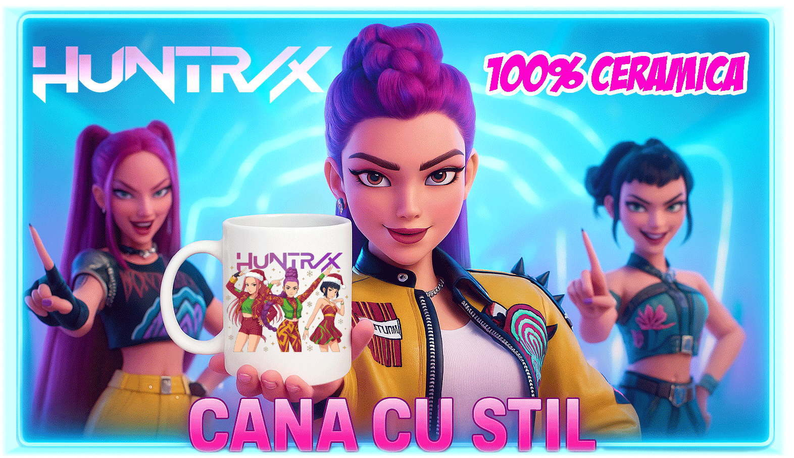 Cana Huntrix Colaj Personaje Rumi Mira Zoey, Aniversare, Sarbatori