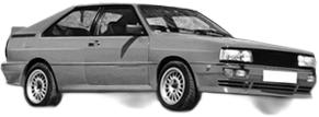 Oglinda Completa Dreapta AUDI QUATTRO (85) din 1980 - 1991, Auto, Reglaj electric