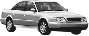 Oglinda Completa Dreapta AUDI A6 C4 (4A2) din 1994 - 1997, Auto, Reglaj electric