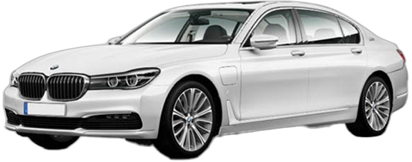 Set Covorase Auto Si Tavita Portbagaj BMW Seria 7 (G11, G12) din 2015-2022, Cauciuc, Protectie Porbagaj, 4x Stickere auto cu BMW