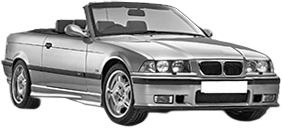 Oglinda Completa Stanga BMW 3 Convertible (E36) din 1993 - 1999, Auto, Reglaj electric
