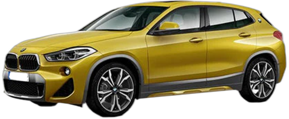 Set Covorase Auto Si Tavita Portbagaj BMW Seria X2 (F39) din 2017-2023, Cauciuc, Protectie Porbagaj, 4x Stickere auto cu BMW