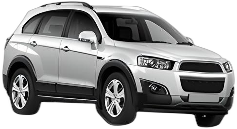 Set Covorase Auto Si Tavita Portbagaj CHEVROLET CAPTIVA (C100, C140) din 2006-2018, Cauciuc, Protectie Porbagaj, 4x Stickere auto cu CHEVROLET