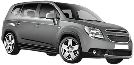 Set Covorase Auto Si Tavita Portbagaj CHEVROLET ORLANDO (J309) din 2011-2015, Cauciuc, Protectie Porbagaj, 4x Stickere auto cu CHEVROLET