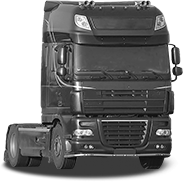 Set Huse Scaune Camion Tir DAF 95 XF din 1997-2002, Auto, Model ELEGANCE Q, Culoare Bej, 4x Stickere auto cu DAF