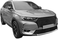 Set Covorase Auto Si Tavita Portbagaj DS DS 7 Crossback (J4_, JR_, JC_) din 2017-2022, Cauciuc, Protectie Porbagaj, 4x Stickere auto cu DS