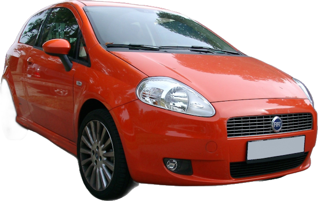 Set 5 covorase auto FIAT PUNTO (199_) din 2013-2019, cu covoras tunel median, cauciuc, 4x Stickere auto cu FIAT