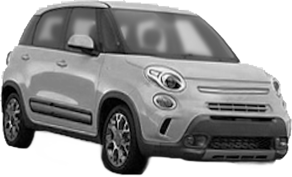 Set Covorase Auto Si Tavita Portbagaj FIAT 500L (351_, 352_) din 2012-2018, Cauciuc, Protectie Porbagaj, 4x Stickere auto cu FIAT