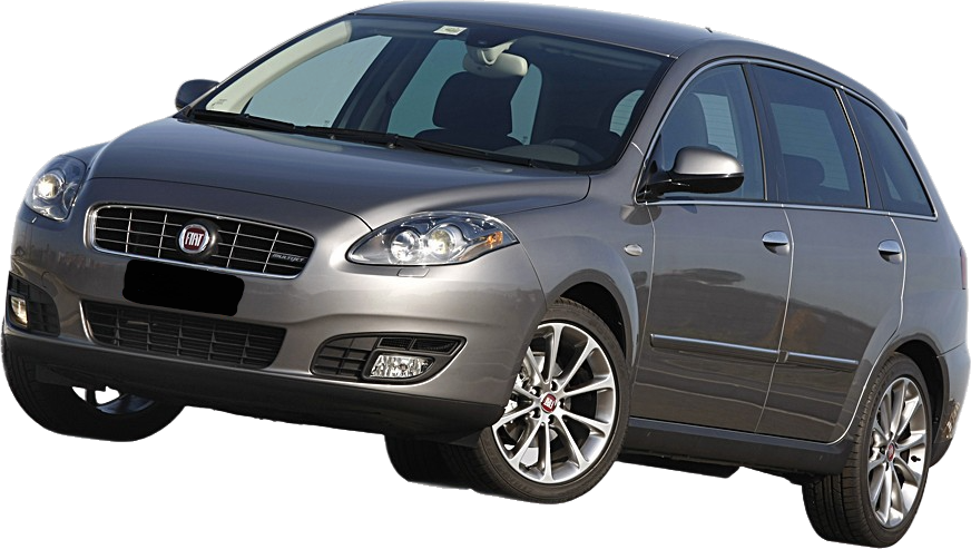 Set Covorase Auto Si Tavita Portbagaj FIAT CROMA (194_) din 2005-2011, Cauciuc, Protectie Porbagaj, 4x Stickere auto cu FIAT