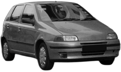Set covorase presuri FIAT PUNTO din 1999-2005, auto, din cauciuc thermoplastic, Compatibil cu FIAT