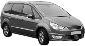 Set Covorase Auto Si Tavita Portbagaj FORD GALAXY II (WA6) din 2006-2015, Cauciuc, Protectie Porbagaj, 4x Stickere auto cu FORD