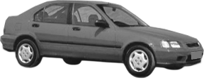 Oglinda Completa Dreapta HONDA CIVIC VI Fastback (MA, MB) din 1994 - 2001, Auto, Reglaj electric