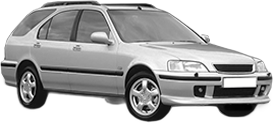 Oglinda Completa Dreapta HONDA CIVIC VI Aerodeck (MB, MC) din 1998 - 2001, Auto, Reglaj electric
