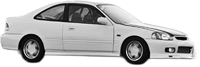 Oglinda Completa Dreapta HONDA CIVIC VI Coupe (EJ, EM1) din 1996 - 2000, Auto, Reglaj electric