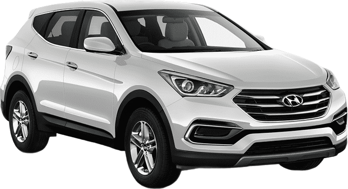 Set Covorase Auto Si Tavita Portbagaj HYUNDAI SANTA FE IV (TM, TMA) din 2018-2022, Cauciuc, Protectie Porbagaj, 4x Stickere auto cu HYUNDAI