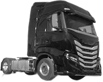 Set Huse Scaune Camion Tir IVECO S-WAY din 2019-2023, Auto, Model CLASSIC, Culoare Albastru, 4x Stickere auto cu IVECO
