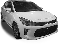 Set 5 covorase auto KIA RIO IV Saloon (SC, FB) din 2007-2015, cu covoras tunel median, cauciuc, 4x Stickere auto cu KIA