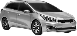 Set 5 covorase auto KIA CEED Sportswagon (CD) din 2007-2014, cu covoras tunel median, cauciuc, 4x Stickere auto cu KIA