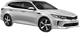 Set Covorase Auto Si Tavita Portbagaj KIA OPTIMA Sportswagon (JF) din 2016-2019, Cauciuc, Protectie Porbagaj, 4x Stickere auto cu KIA