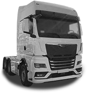 Set Huse Scaune Camion Tir MAN TGX II din 2020, Auto, Model ELEGANCE Q, Culoare Negru, 4x Stickere auto cu MAN