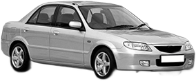 Oglinda Completa Stanga MAZDA 323 S VI Saloon (BJ) din 1998 - 2004, Auto, Reglaj electric