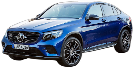 Set 5 covorase auto MERCEDES-BENZ GLC Coupe (C253) din 2009-2017, cu covoras tunel median, cauciuc, 4x Stickere auto cu MERCEDES-BENZ