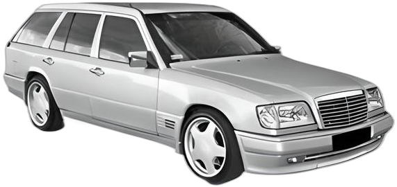Oglinda Completa Stanga MERCEDES-BENZ 124 T-Model (S124) din 1985 - 1993, Auto, Reglaj mecanic