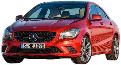 Set 5 covorase auto MERCEDES-BENZ CLA Coupe (C117) din 2017-2020, cu covoras tunel median, cauciuc, 4x Stickere auto cu MERCEDES-BENZ