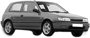 Set stergatoare auto NISSAN SUNNY III Hatchback (N14) din 1990-1995, Derby, din cauciuc siliconat rezistent