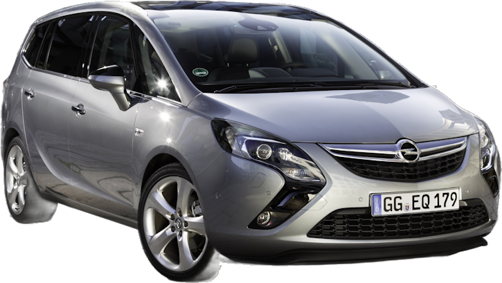 Set Covorase Auto Si Tavita Portbagaj OPEL ZAFIRA TOURER C (P12) din 2011-2019, Cauciuc, Protectie Porbagaj, 4x Stickere auto cu OPEL