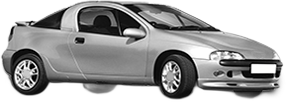 Oglinda Completa Dreapta OPEL TIGRA (S93) din 1994 - 2000, Auto, Reglaj mecanic