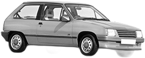 Oglinda Completa Stanga OPEL CORSA A TR (S83) din 1982 - 1993, Auto, Reglaj mecanic