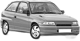 Oglinda Completa Dreapta OPEL ASTRA F Hatchback (T92) din 1991 - 1998, Auto, Reglaj mecanic