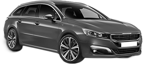 Set Covorase Auto Si Tavita Portbagaj PEUGEOT 508 SW I (8E_) din 2010-2018, Cauciuc, Protectie Porbagaj, 4x Stickere auto cu PEUGEOT