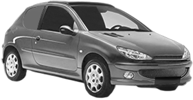 Oglinda Completa Stanga PEUGEOT 206 Van din 2001 - 2009, Auto, Reglaj mecanic