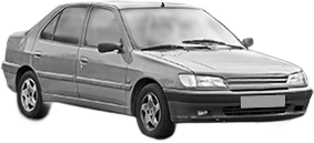 Oglinda Completa Dreapta PEUGEOT 306 (7B, N3, N5) din 1994 - 2001, Auto, Reglaj mecanic