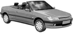 Oglinda Completa Stanga PEUGEOT 306 Convertible (7D, N3, N5) din 1994 - 2002, Auto, Reglaj mecanic