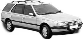 Oglinda Completa Stanga PEUGEOT 405 I Break (15E) din 1988 - 1992, Auto, Reglaj mecanic