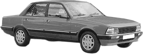 Oglinda Completa Stanga PEUGEOT 505 (551A) din 1981 - 1995, Auto, Reglaj mecanic