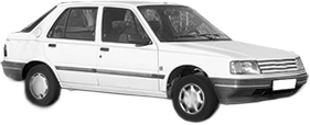 Oglinda Completa Stanga PEUGEOT 309 II (3C, 3A) din 1989 - 1993, Auto, Reglaj mecanic