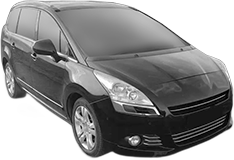 Set Covorase Auto Si Tavita Portbagaj PEUGEOT 5008 I Van (0U_) din 2009-2017, Cauciuc, Protectie Porbagaj, 4x Stickere auto cu PEUGEOT