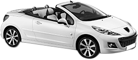Oglinda Completa Stanga PEUGEOT 207 CC (WD_) din 2007 - 2015, Auto, Reglaj mecanic