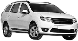 Set Covorase Auto Si Tavita Portbagaj RENAULT LOGAN II Estate (K8_) din 2013-2020, Cauciuc, Protectie Porbagaj, 4x Stickere auto cu RENAULT