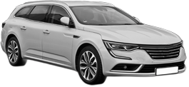 Set 5 covorase auto RENAULT TALISMAN Grandtour (KP_) din 2010-2023, cu covoras tunel median, cauciuc, 4x Stickere auto cu RENAULT