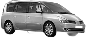 Set Covorase Auto Si Tavita Portbagaj RENAULT ESPACE IV (JK0/1_) din 2002-2015, Cauciuc, Protectie Porbagaj, 4x Stickere auto cu RENAULT