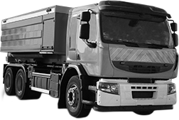 Set Huse Scaune Camion Tir RENAULT TRUCKS PREMIUM 2 din 2005-2009, Auto, Model CLASSIC, Culoare Gri, 4x Stickere auto cu RENAULT TRUCKS