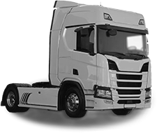 Set covorase Camion Tir SCANIA R II din 2016-2024, Auto, 4x Stickere auto cu SCANIA