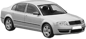 Oglinda Completa Dreapta SKODA SUPERB I (3U4) din 2001 - 2008, Auto, Reglaj electric